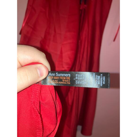 NWT Ann Summers Nordstrom Lacey satin feeling nightgown size large - Picture 6 of 7